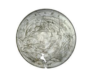 Wint Hill Bowl，刻有狩猎场景，可能来自莱茵兰，罗马，4世纪（玻璃）