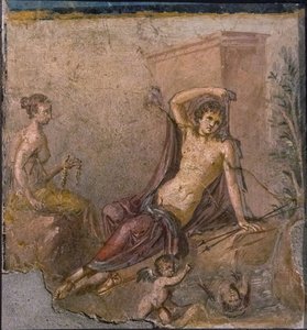 Narcissus, Echo and Eros, 1st H. 1st cen.AD.