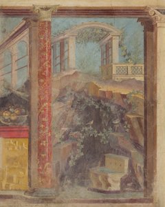 从Boscoreale别墅的立方体壁画，公元前50-40