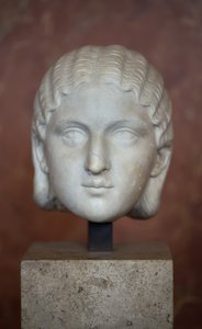 Art Rome Head of the Empress Barbia Orbiana (3rd century), Marble 作者 罗马罗马