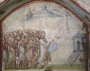 拉撒路的升起，通过拉丁的地下墓穴，罗马 作者 Roman Roman