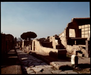 Decumanus Maximus 的景色，公元前 5 世纪至公元 1 世纪 作者 罗马罗马
