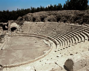Scythopolis 罗马剧院的景色，公元前 2 世纪至公元 4 世纪 作者 罗马罗马