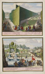 恩吉安公园，约 1685 年，插图选自《海牙 86 幅平面图和景观图集》。 作者 罗梅恩·德（后）霍格