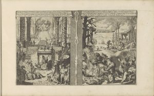 鞑靼皇帝的宫廷；巴西塔布耶人准备食物
Tartar Keyzer / Empereur des Tartares et sa magnificence // Brasilian Garments / Brasiliens, Tapuyers, etc（标题见实物）
东方和西方印度及其他