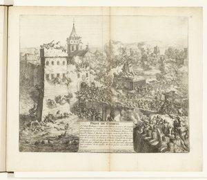 Inname van Corbeil，1590 年
Prise de Corbeil（物品上的标题）
法兰德斯战争（系列标题） 作者 唐璜德莱德斯玛