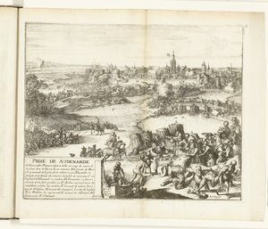 攻占奥德纳德，1582 年
Prise de Audenarde（物品上的标题）
佛兰德斯战争（系列标题） 作者 唐璜德莱德斯玛