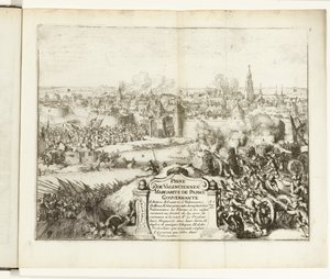 Inname van Valenciennes，1567 年
Prise de Valenciennes（物品上的标题）
法兰德斯战争（系列标题） 作者 唐璜德莱德斯玛