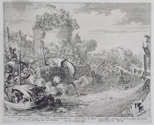 维也纳印刷周期，征服塔博尔岛在利奥波德城的郊区，1683年