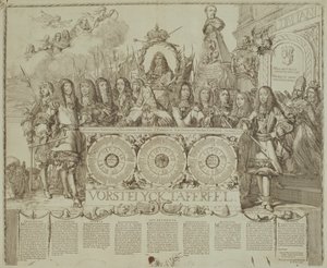 Vorstelyck场景，c.1676 作者 罗曼·德·豪格