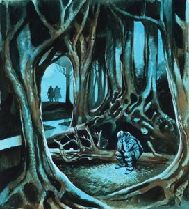 童话（纸上水粉画）