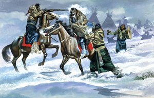 雪地里的印第安人 作者 罗恩·恩布尔顿