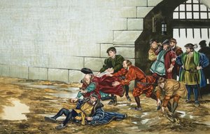军士长》（纸本水粉画） 作者 罗恩·恩布尔顿