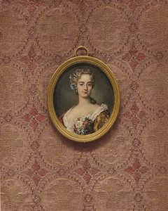 一位不知名的女士的画像 作者 Rosalba Giovanna Carriera