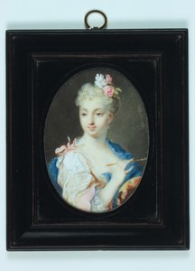 自画像（象牙水彩） 作者 Rosalba Giovanna Carriera