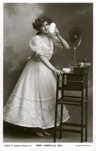 加布里埃尔·雷（Gabrielle Ray），英国女演员，舞蹈家兼歌手，c1906年。