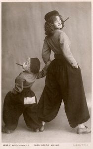 格蒂·米勒（Gertie Millar），英国女演员和歌手，c1906年。