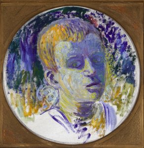 他的儿子的画像，1913年后 作者 鲁巴尔多·梅雷洛