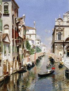 威尼斯运河与威尼斯圣马可（Scuola Grande di San Marco）和圣保罗（Campo San Giovanni e Paolo）