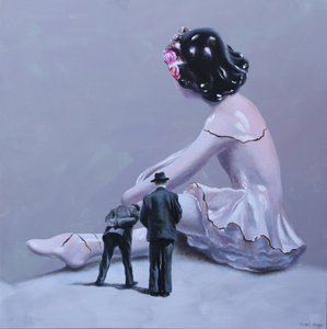 棘手》，2022 年（布面油画）