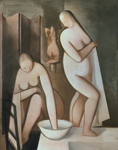 三个女人在洗澡