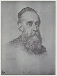 George Frederick Watts (litho) 作者 鲁道夫·莱曼（Rudolf Lehmann）