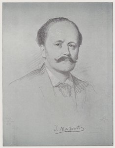 Jules Emile Frederic Massenet (石版画) 作者 鲁道夫·莱曼（Rudolf Lehmann）