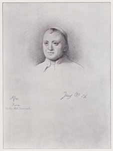 Pope Pius IX (litho) 作者 鲁道夫·莱曼（Rudolf Lehmann）