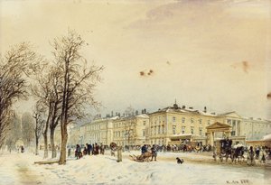 维也纳北站；维也纳火车北站，1852年 作者 阿尔特的鲁道夫