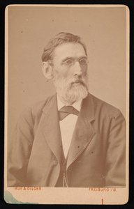 亚历山大-冯-弗朗齐乌斯1821-1877年的肖像，1876年。 作者 鲁夫和迪尔格