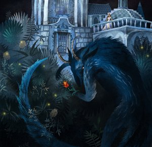 美女与野兽，2014（混合媒体）