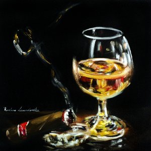 绅士的祝酒辞》，2025 年（布面油画）