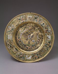 沙皇阿列克谢米哈伊洛维奇盘子，1675年