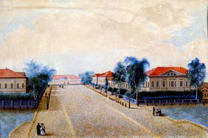 1830年代在特维尔的财政部的视图