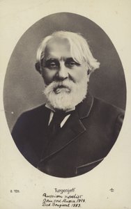 Ivan Turgenev（1818-1883），俄罗斯小说家，短篇小说作家和剧作家 作者 俄罗斯摄影师