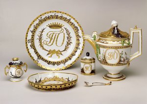 皇家瓷器厂，圣彼得堡，1765年（瓷器）的奥尔洛夫茶服务（另见74497）