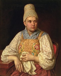 Anna Petrovna Filatova的肖像，1840年（对74387）