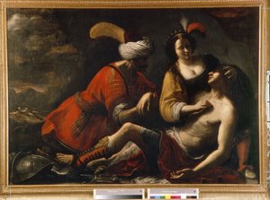 坦克莱德和赫米尼。托卡托-塔索（Torquato Tasso）的《耶路撒冷的故事》（1581 年）中的插曲