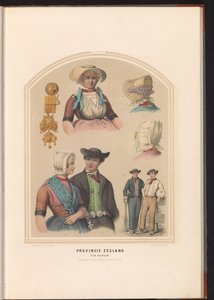 泽兰省 Zuid-Beveland 岛的服饰，1857 年
泽兰省。Zuid Beveland / XXXII（标题在实物上） 作者 瓦伦丁·宾