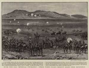第62届Imperial Yeomanry，他们的第一场战斗，Kroonstad的20英里