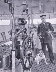 与他最喜欢的Bulldog-Gloria一起，来自着名生活的Cassells Romance，c.1940