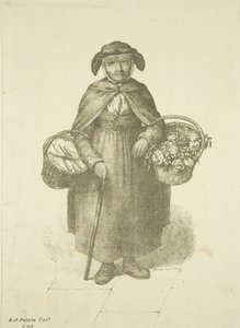 老嘉湖花卖方，约1828年 作者 S.或DA Peters