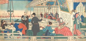 1861年9月，横滨的外国商人之家。