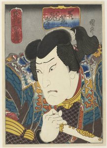 大川桥三 饰 Tenjiku Kanja 我国的一百个勇敢故事（丛书名） Honchô hyakuyûden（物体上的系列标题） 作者 贞达（二）、歌川（归属于）
