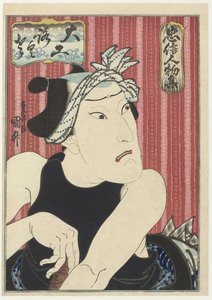 大川桥三 饰 木匠六佐 忠实的男人系列（丛书名） Chûshin jimbutsu-shû（物体上的系列标题）