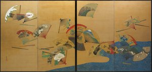 粉丝与溪流 作者 酒井保一