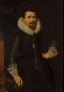 彼得·布丹·库尔滕 (Pieter Boudaen Courten) 的肖像（1594-1668）
