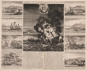 Willem Isbrandtse Bontekoe 赴东印度群岛航海图扉页 作者 所罗门萨弗里