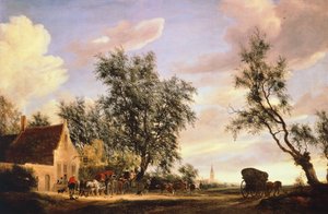 白天鹅旅馆，所罗门·范·鲁伊斯达尔（Salomon van Ruysdael，约 1602-1670 年）设计