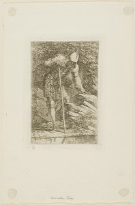 石窟中的全副武装的战士 作者 救世主罗莎